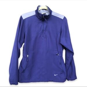 Nike Golf Y2K Women's X-Small 1/4 Zip Jacket Windbreaker Pullover Purple  416435